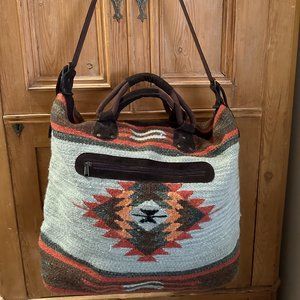 Love Stitch Stay Awhile Weekender Bag
